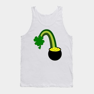 Lucky Shamrock Leads to Gold Tank Top